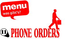 menu 11: phone orders